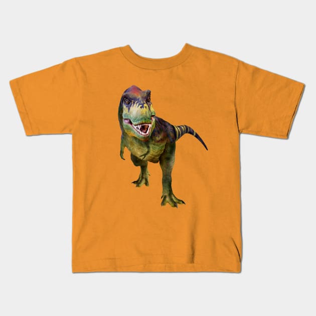 Tyrannosaurus rex Kids T-Shirt by Viergacht